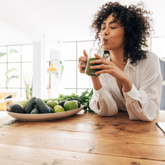 The Benefits of Chlorophyll and Greens Fiber First Thing in the Morning